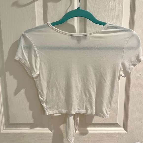 Lulu’s Taking Chances Ivory Crop Top - size XS - Picture 6 of 6